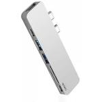 WIWU USB TYPE C 7 IN 1 HUB GREY T08