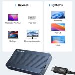 ACASIS 40 GBPS M.2 NVME SSD ENCLOSURE USB C TBU405