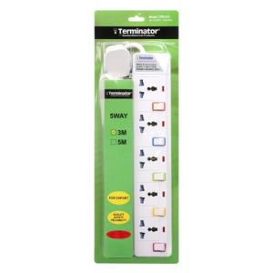 TERMINATOR 5 WAY POWER EXT. SOCKET 3M TPB 915