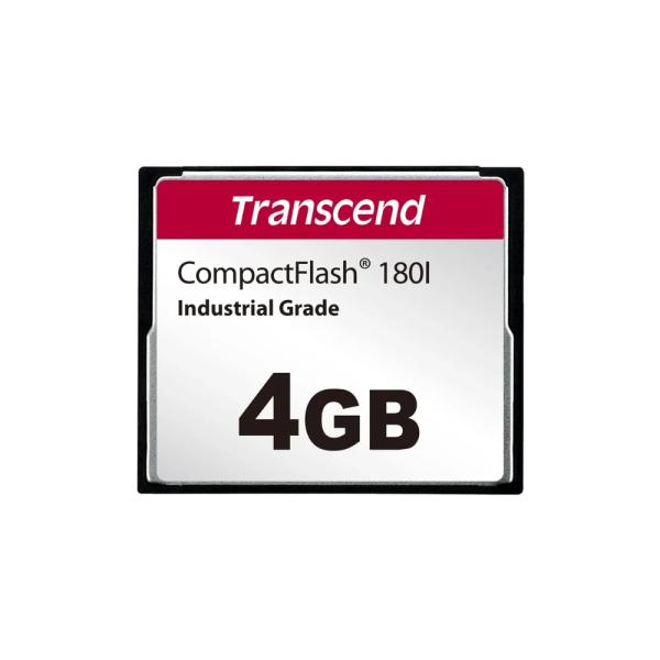 TRANSCEND COMPACT FLASH CARD 4GB  TS4GCF180I