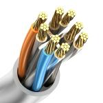 VEGGIEG CAT6e PATCH CABLE 1M V-E624