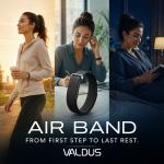 VALDUS SCREENLESS SMART AIR BAND BLACK