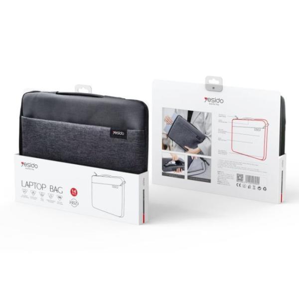 YESIDO LAPTOP BAG 16" GRAY WB30