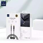WIWU AUX STEREO CABLE 3.5MM TO USB-C  YP03 BLACK
