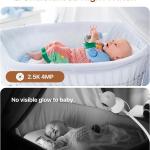 ZOSI 4.0MP  SMART BABY CAMERA  WITH STAND