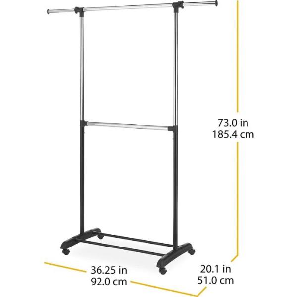 2 TIER SINGLE CLOTH HANGER