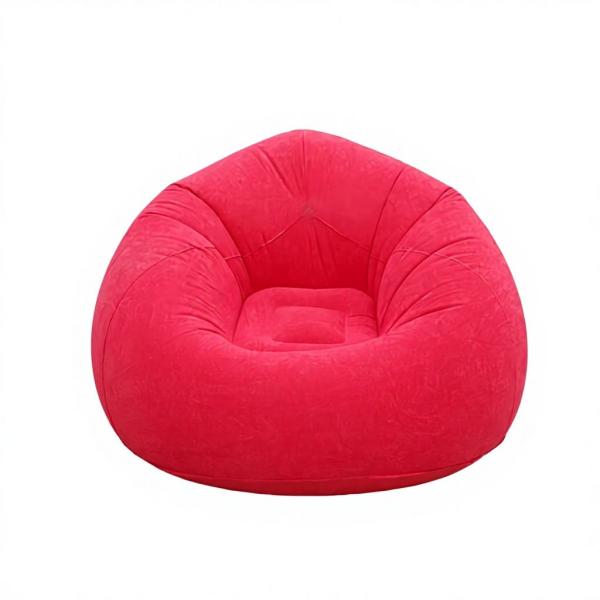 INFLATABLE SOFA RED 110X110X85CM