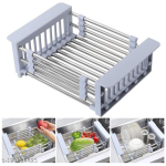 DISH DRYING RACK  GREY