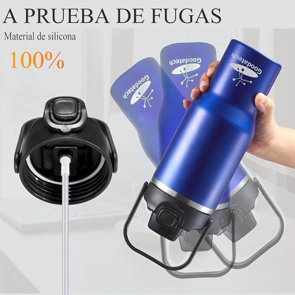 GOODATECH 32OZ TRAVEL MUG STAINLESS STEEL BLUE