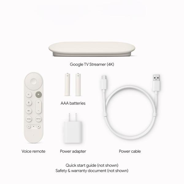 GOOGLE TV STREAMER 4K 32GB PROCELAIN