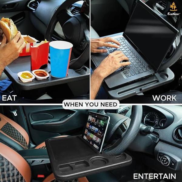 MULTIFUNCTION CAR STREEING  WHEEL DESK BLACK