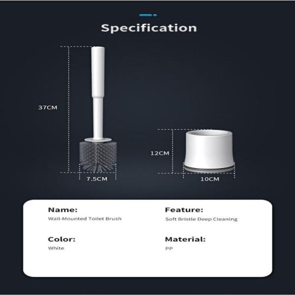 TOILET CLEANING BRUSH + HOLDER