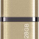 TRANSCEND 128GB FLASH DRIVE  TS128GJF820G GOLD COLOR