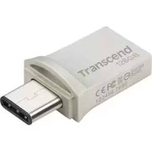 TRANSCEND 128GB USB 3.1 FLASH DRIVE OTG TYPE A & C TS128GJF890S