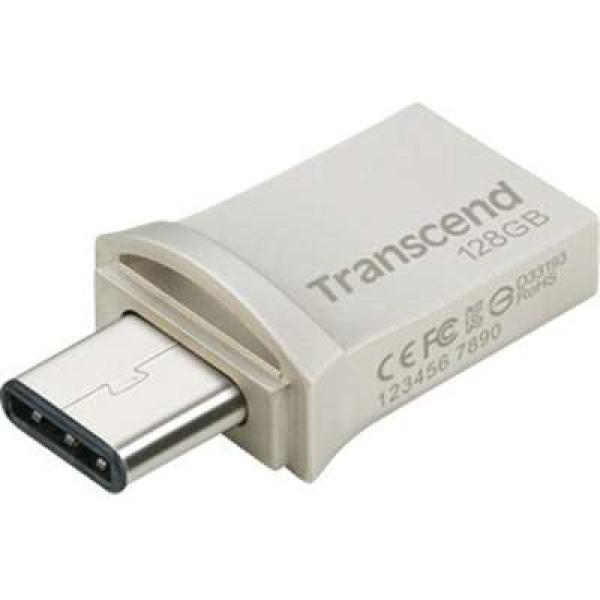TRANSCEND 128GB USB 3.1 FLASH DRIVE OTG TYPE A & C TS128GJF890S