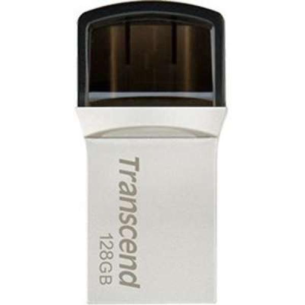 TRANSCEND 128GB USB 3.1 FLASH DRIVE OTG TYPE A & C TS128GJF890S
