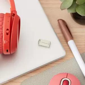 TRANSCEND 128GB, USB 3.1  FLASH DRIVE SILVER  TS128GJF710S