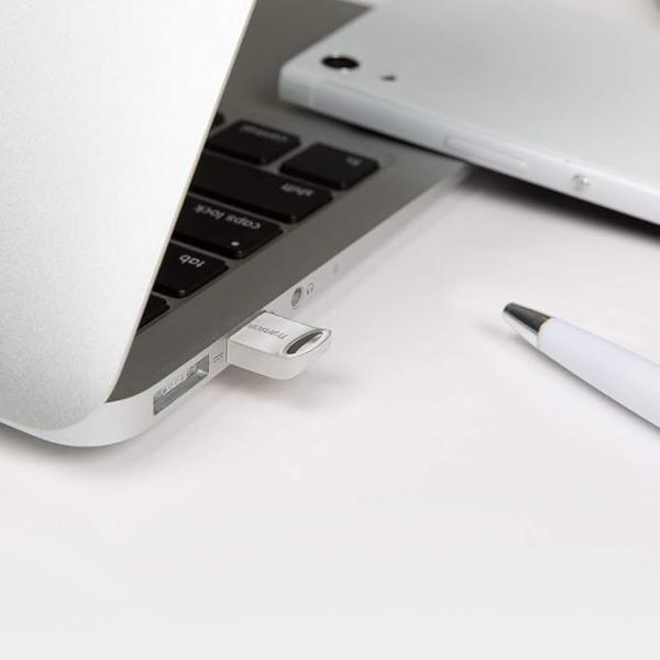 TRANSCEND 128GB, USB 3.1  FLASH DRIVE SILVER  TS128GJF710S