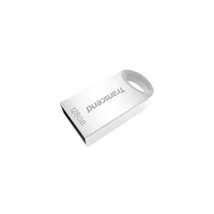 TRANSCEND 128GB, USB 3.1  FLASH DRIVE SILVER  TS128GJF710S