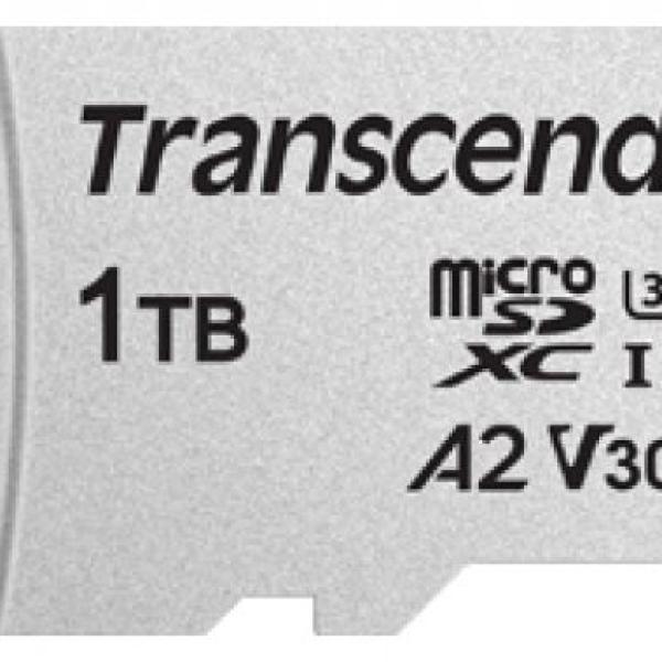 TRANSCEND 1TB MICRO SD  UHS-I U3  W / ADAPTER   TS1TUSD300S-A