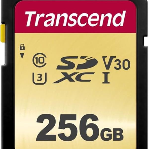 TRANSCEND 256GB SD CARD TS256GSDC500S