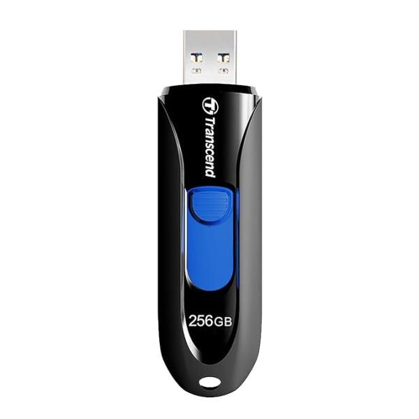 TRANSCEND 256GB  USB3.1FLASH DRIVE CAPLESS TS256GJF790K BLACK