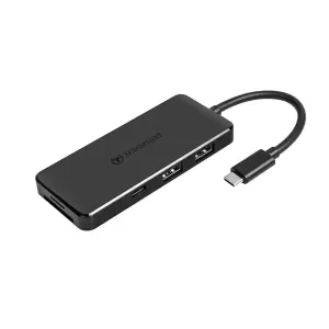 TRANSCEND 3 PORT HUB /CARD READER TS-HUB5C