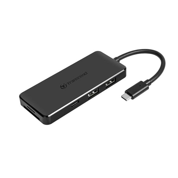 TRANSCEND 3 PORT HUB /CARD READER TS-HUB5C
