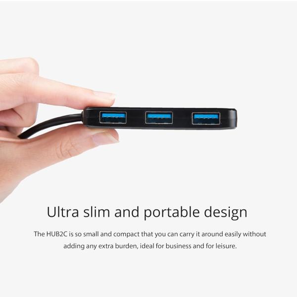 TRANSCEND 4 PORT USB HUB TYPE C TS-HUB2C