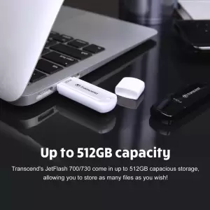 TRANSCEND 512GB, USB 3.1 FLASH DRIVE  TS512GJF700 BLACK