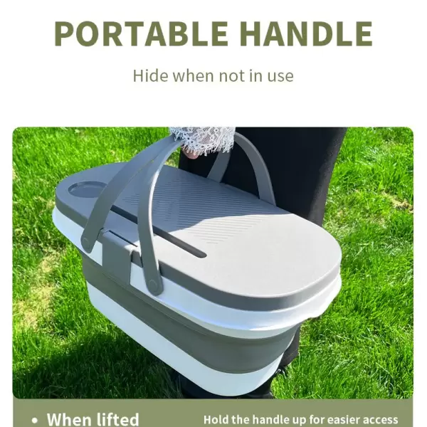 FOLDABLE OUTDOOR BUCKET 2 in 1