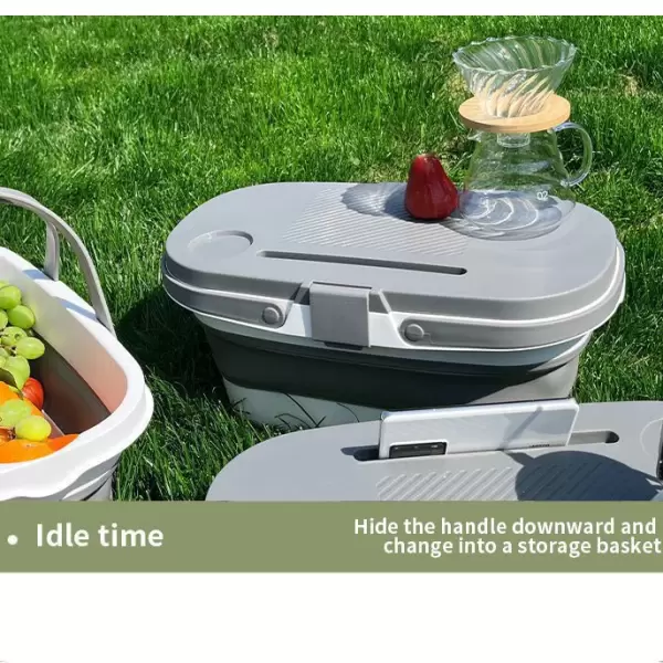 FOLDABLE OUTDOOR BUCKET 2 in 1