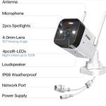 ZOSI 4MP OUTDOOR CAMERA