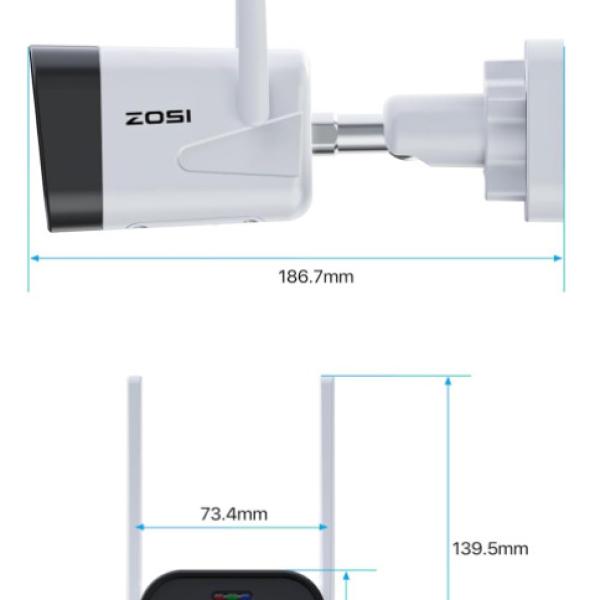 ZOSI 4MP OUTDOOR CAMERA