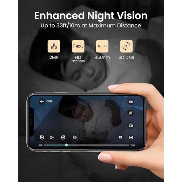 ZOSI 2.0 MP INDOOR SECURITY CAMERA