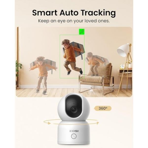 ZOSI 2.0 MP INDOOR SECURITY CAMERA