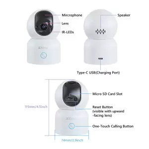 ZOSI 3.0MP INDOOR CAMERA