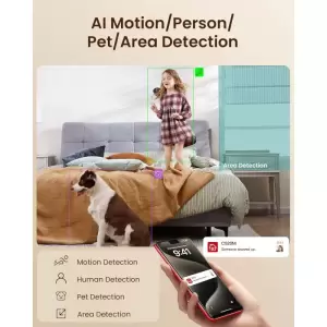 ZOSI 4.0MP INDOOR 2 WAY VIDEO CALLING CAMERA