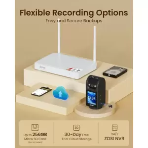 ZOSI 4.0MP INDOOR 2 WAY VIDEO CALLING CAMERA