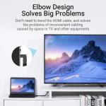 HDMI Right Angle  Cable 270 Degree 1M Black