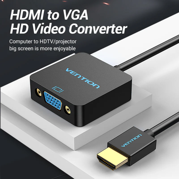 HDMI to VGA Converter 0.15M Black