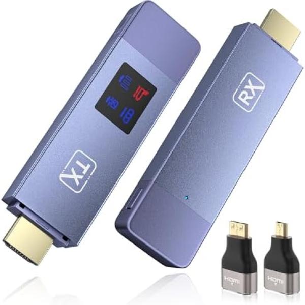 Wireless HDMI Transmitter and Receiver Blue