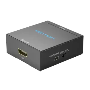 RCA to HDMI Converter Black Metal Type