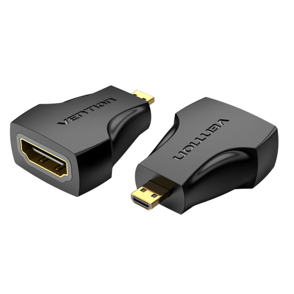 Micro HDMI Male to HDMI Female Adapter Black