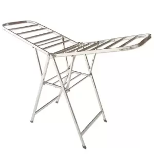 HEAVY DUTY FOLDABLE CLOTH HANGER STAINLESS STEEL