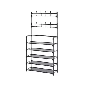 5 LAYER CLOTHE & SHOE RACK