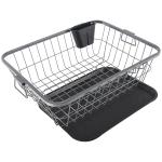 DISH DRYING RACK  GREY