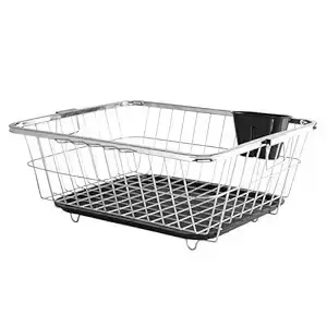 DISH DRYING RACK  SILVER