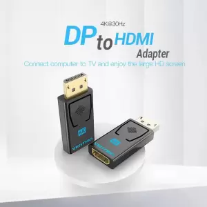 DisplayPort Male to HDMI Female Adapter Black