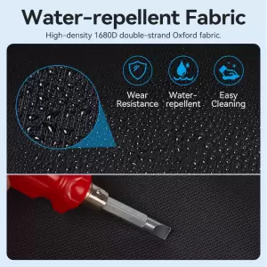 Water-Repellent Laptop Backpack (45cm x 30cm x 20cm) Black